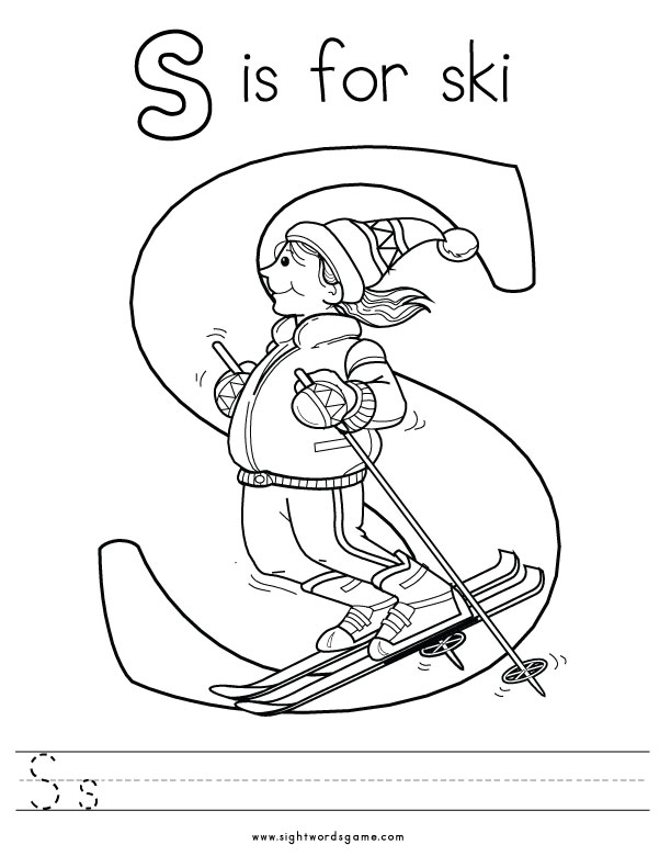 612x790 S Sound Coloring Pages Download And Print For Free