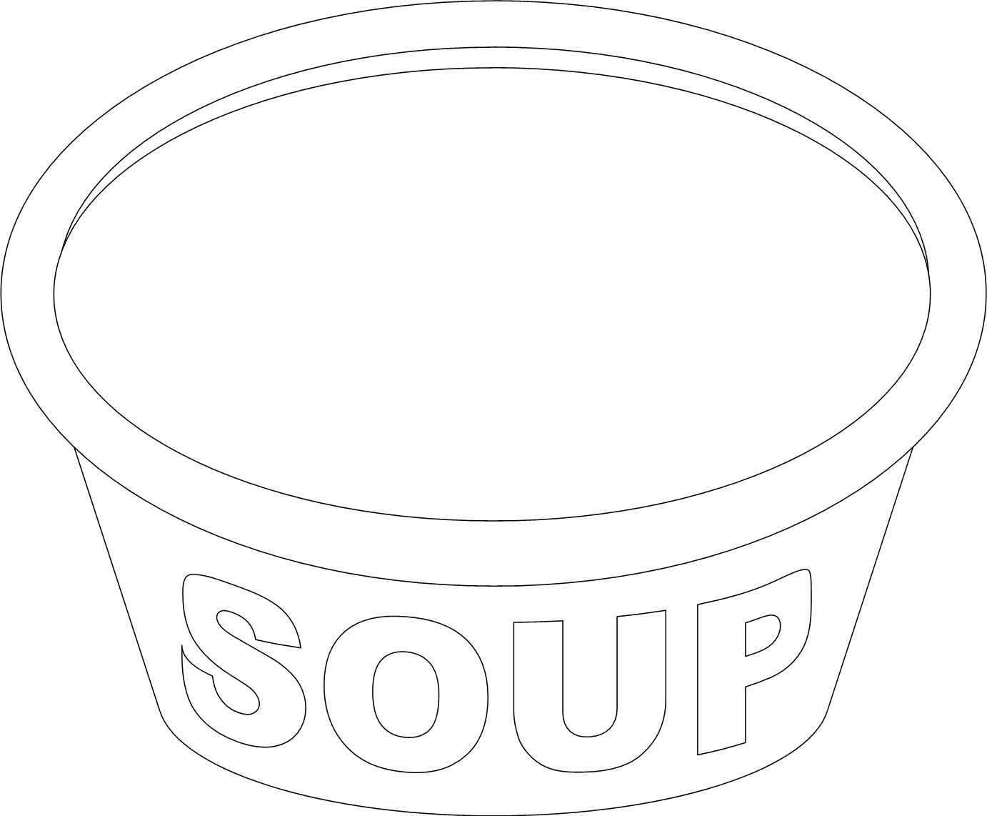 1382x1142 Soup Pot Coloring Page