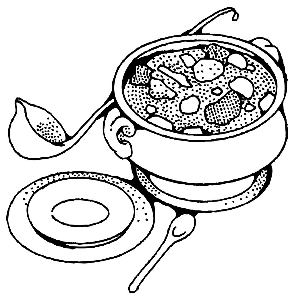 1024x1042 Soup Tureen Coloring Page Kids Coloring Pages Website