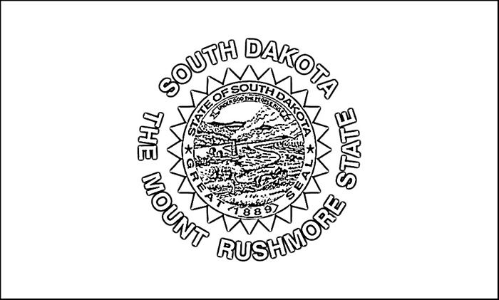 700x421 Amazing South Dakota State Flag Coloring Page Reviews Diy