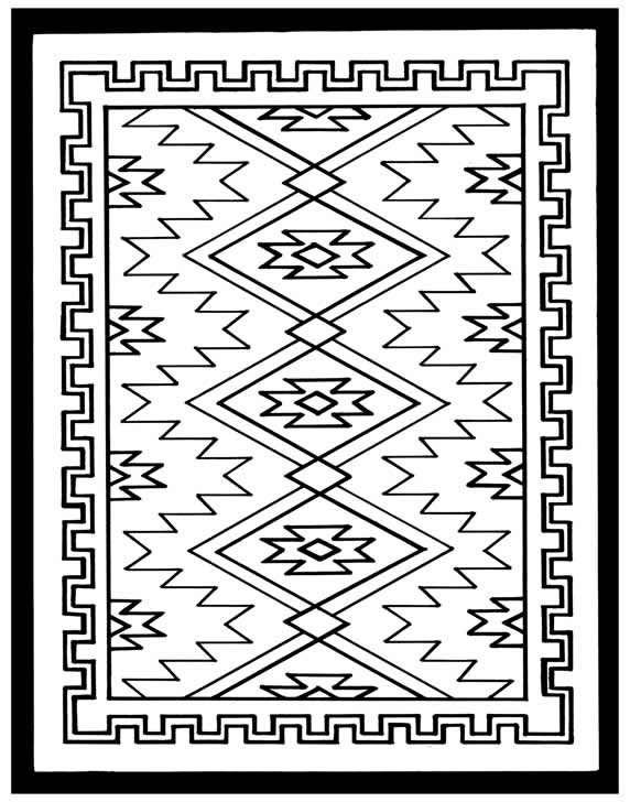 572x728 American Southwest Coloring Pages Posted