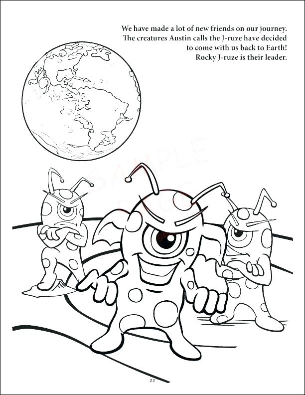 612x792 Space Coloring Book