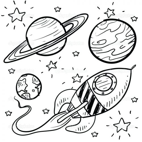 500x500 Coloring Page Space Coloring Page Pages Spaceship For Adults