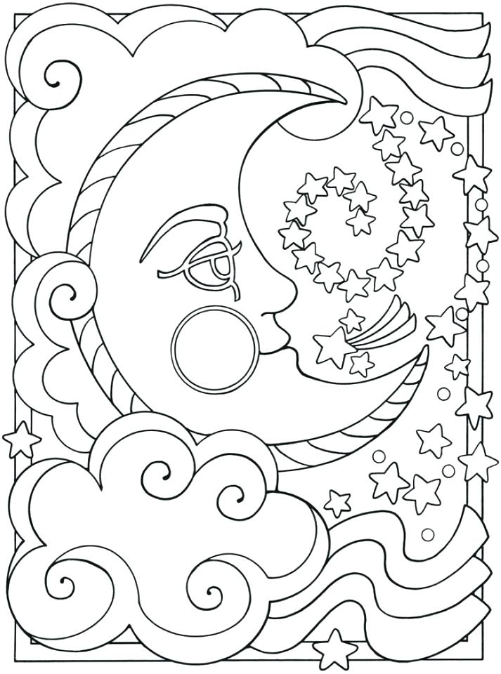 713x960 Outer Space Coloring Pages Coloring Pages For Adults To Print Also