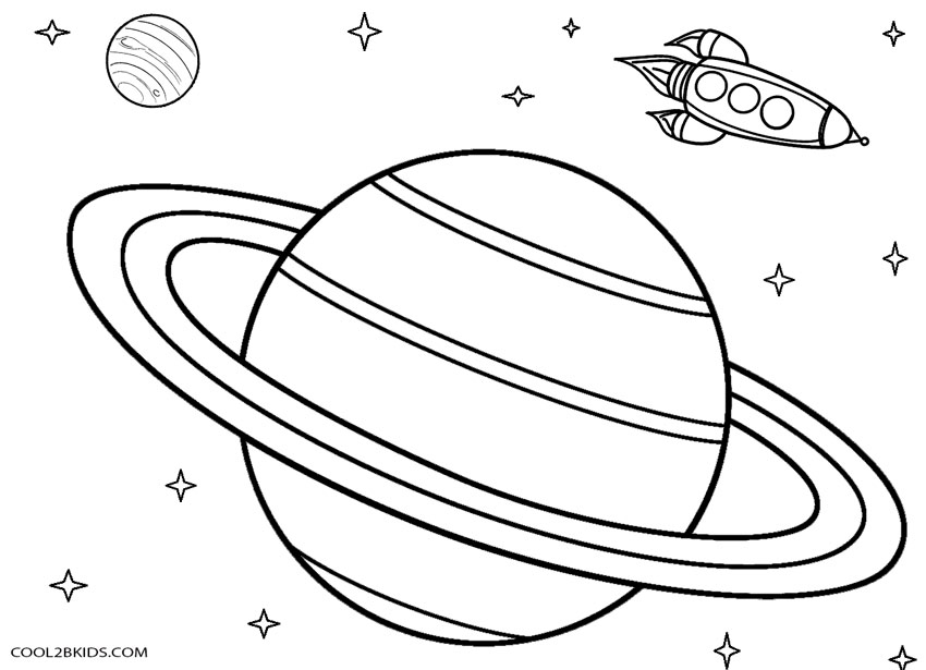 850x615 Printable Planet Coloring Pages For Kids