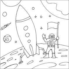236x236 Outer Space Free Printables Free Printables About Astronaut
