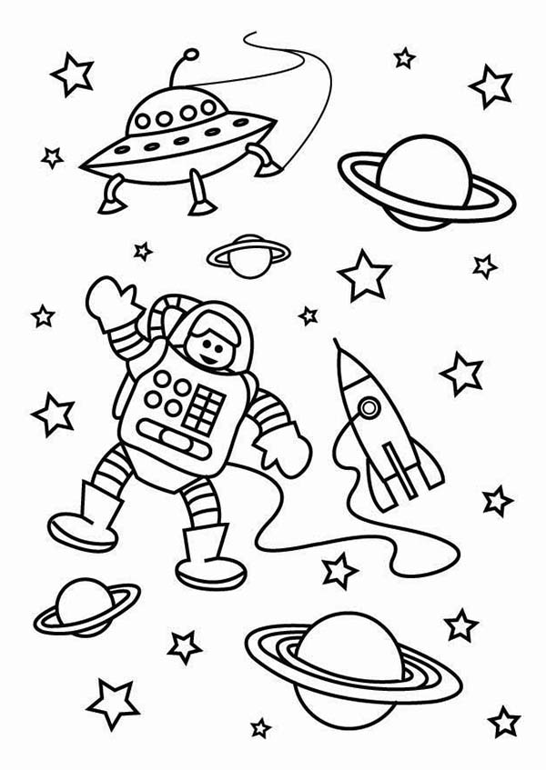 600x847 Space Coloring Sheets Outer Space Coloring Pages Free