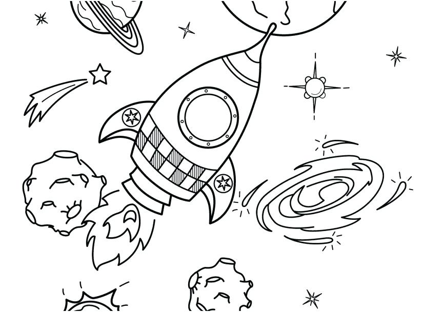 827x609 Solar System Coloring Pages For Toddlers