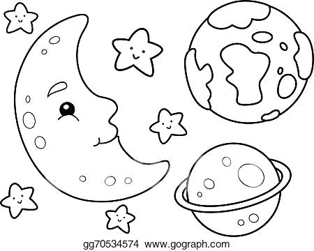 450x360 Outer Space Colouring Sheets Icontent