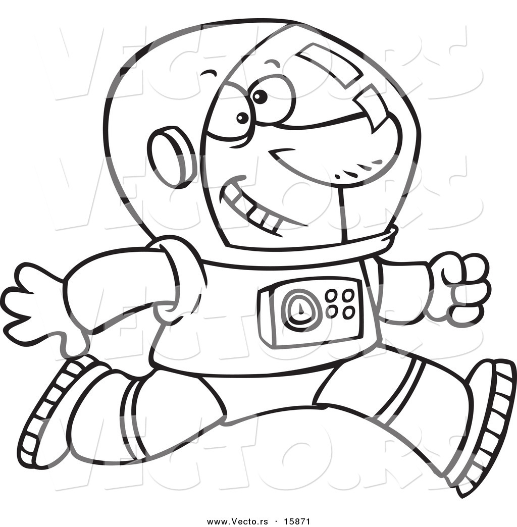 1024x1044 Astronaut Clipart Drawn