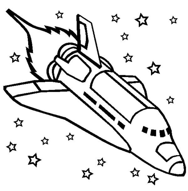 600x612 Spaceship Coloring Pages Crafts Astronauts, Free
