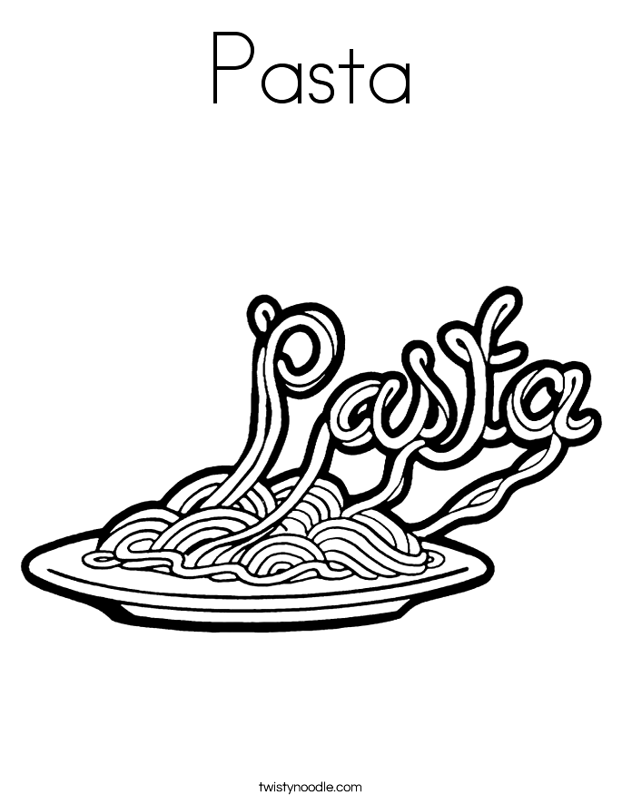685x886 Spaghetti Coloring Pages Coloring Gallery