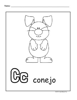 270x350 Spanish Alphabet Coloring Pages