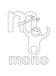 238x320 Alphabet Coloring Pages Letter M Abc Printable