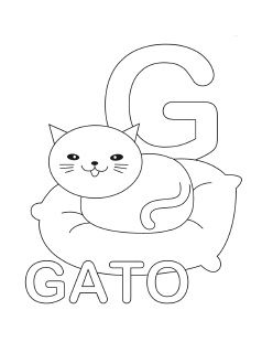 238x320 Alphabet Coloring Pages In English And Spanish Our Printable Pdf