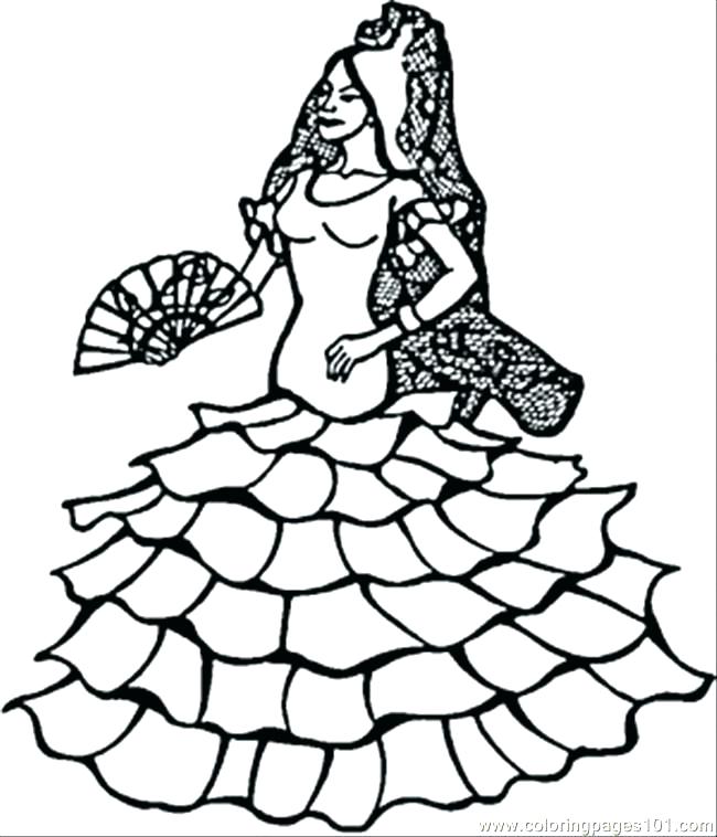 650x758 Coloring Pages Spanish Coloring Page Dancer Coloring Page Coloring