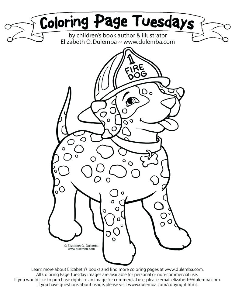 773x1000 Fire Safety Coloring Pages Sparky The Fire Dog Printable Coloring