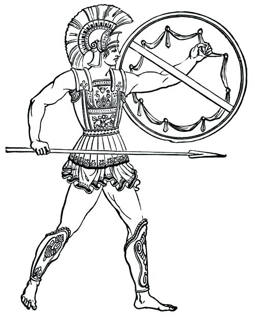 500x626 Spartan Coloring Pages Spartan Coloring Pages Spartan Coloring
