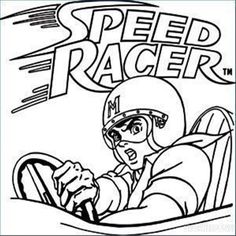 236x236 Speed Racer Coloring Pages Adult Coloring Pages