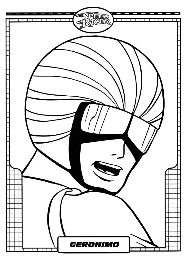 600x840 Geronimo Of Speed Racer Coloring Pages Best Place To Color