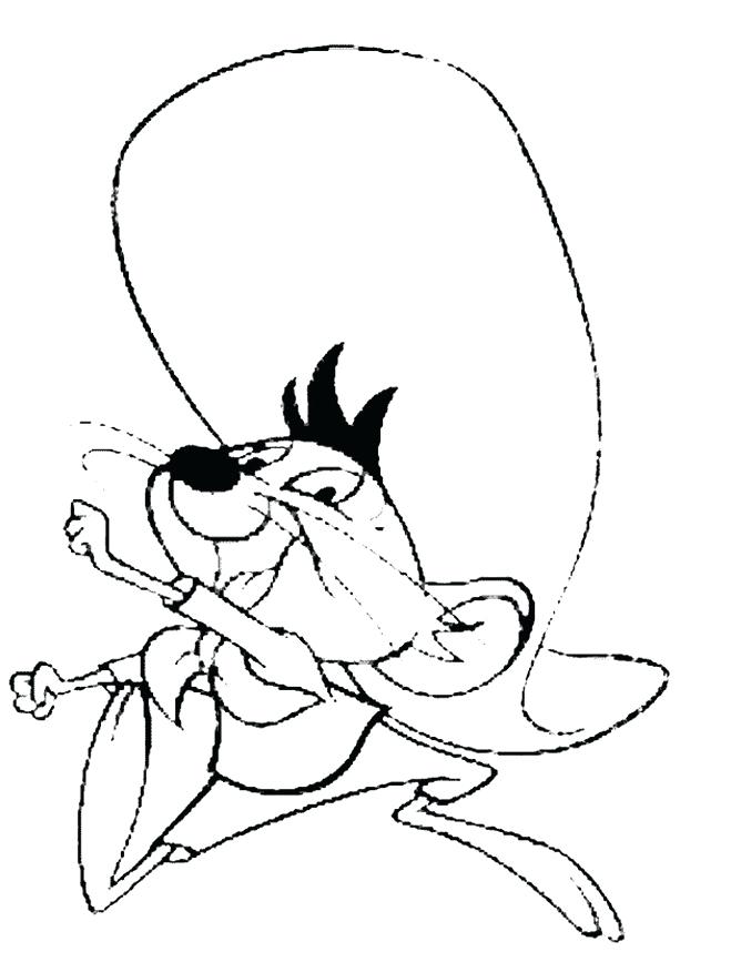 659x876 Speedy Gonzales Cartoons Printable Coloring Pages Coloriage De