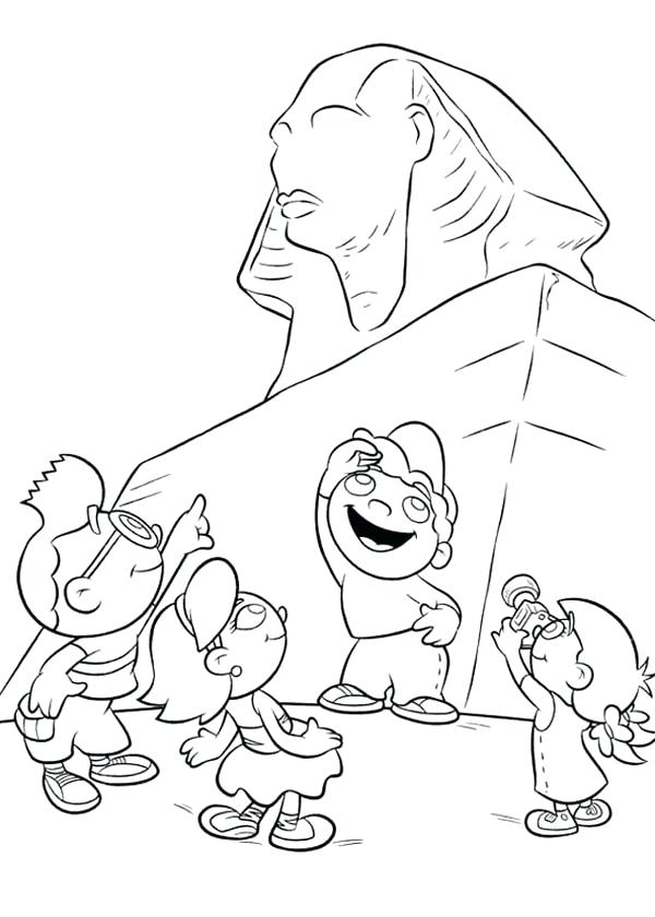 600x840 Little Visiting Sphinx In Coloring Page Coloring Sky Free Coloring