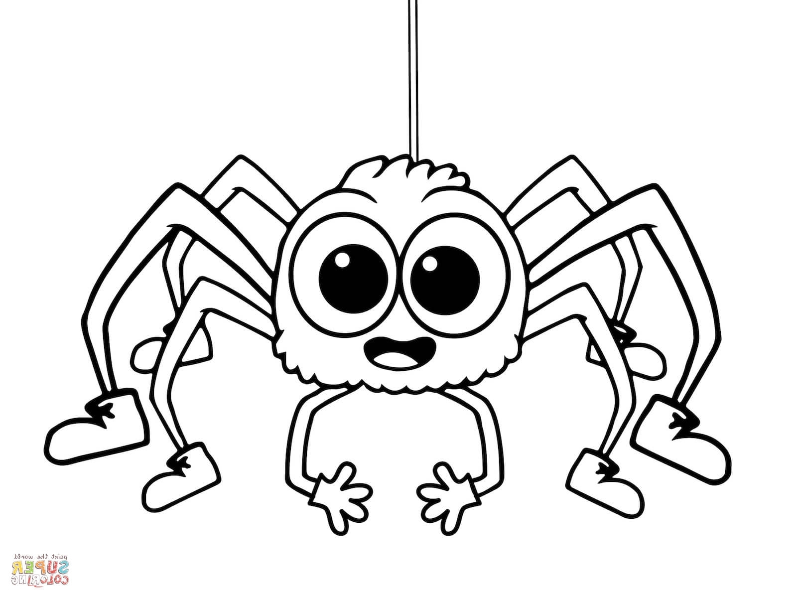 1600x1200 Spiders Coloring Pages With Spider Page