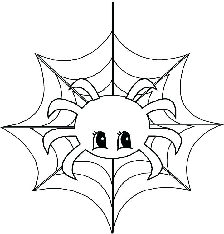 718x752 Halloween Spider Coloring Pages Spider Coloring Pages Printable