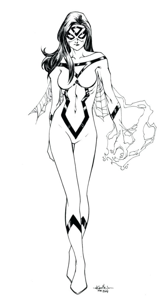 551x1024 Spider Girl Coloring Pages Download Spider Woman Coloring Pages