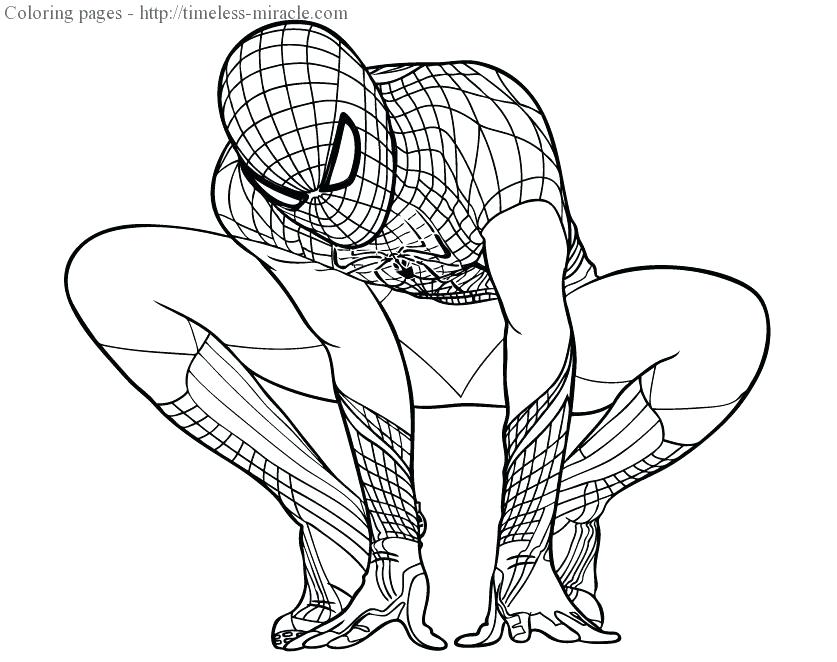 837x662 Amazing Spiderman Coloring Pages The Amazing Spider Man
