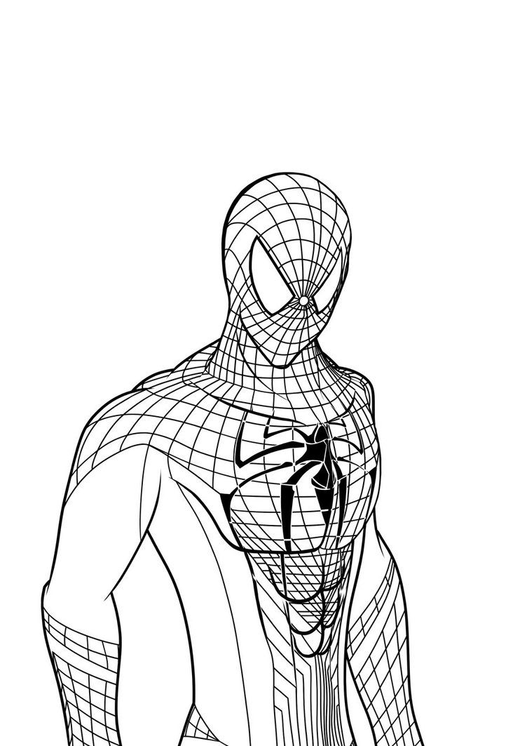 752x1063 Coloring Pages The Amazing Spider Man Amazing Spider Man