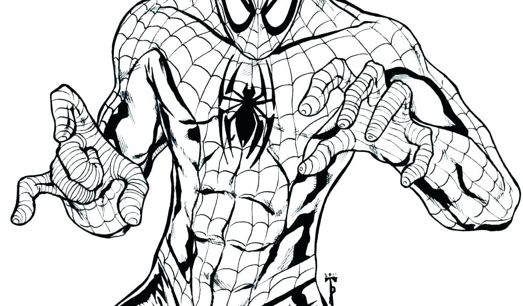 1024x600 Spiderman Color Pages