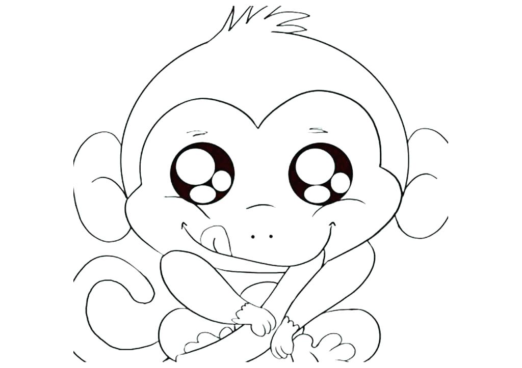 1024x723 Printable Monkey Coloring Pages Spider Monkey Coloring Pages