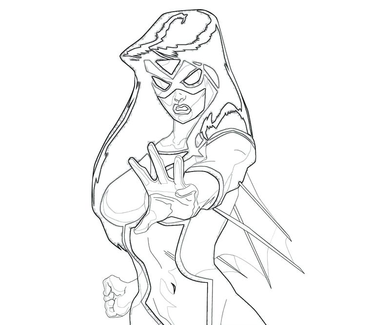 800x667 Coloring Pages Girl Spider Woman Coloring Pages Free Printable