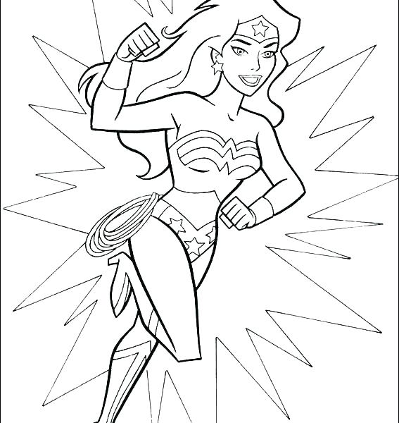 567x600 Woman Coloring Pages Girl Superhero Coloring Pages Spider Woman