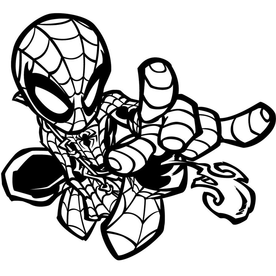 894x894 Little Spider Woman Superhero Printable Coloring Pages For Kids
