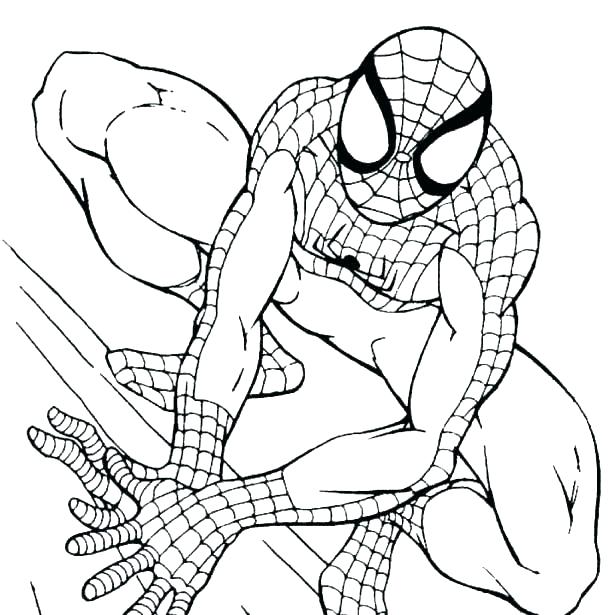 615x615 Spiderman Coloring Pages Coloring Pages Of The Amazing Spider