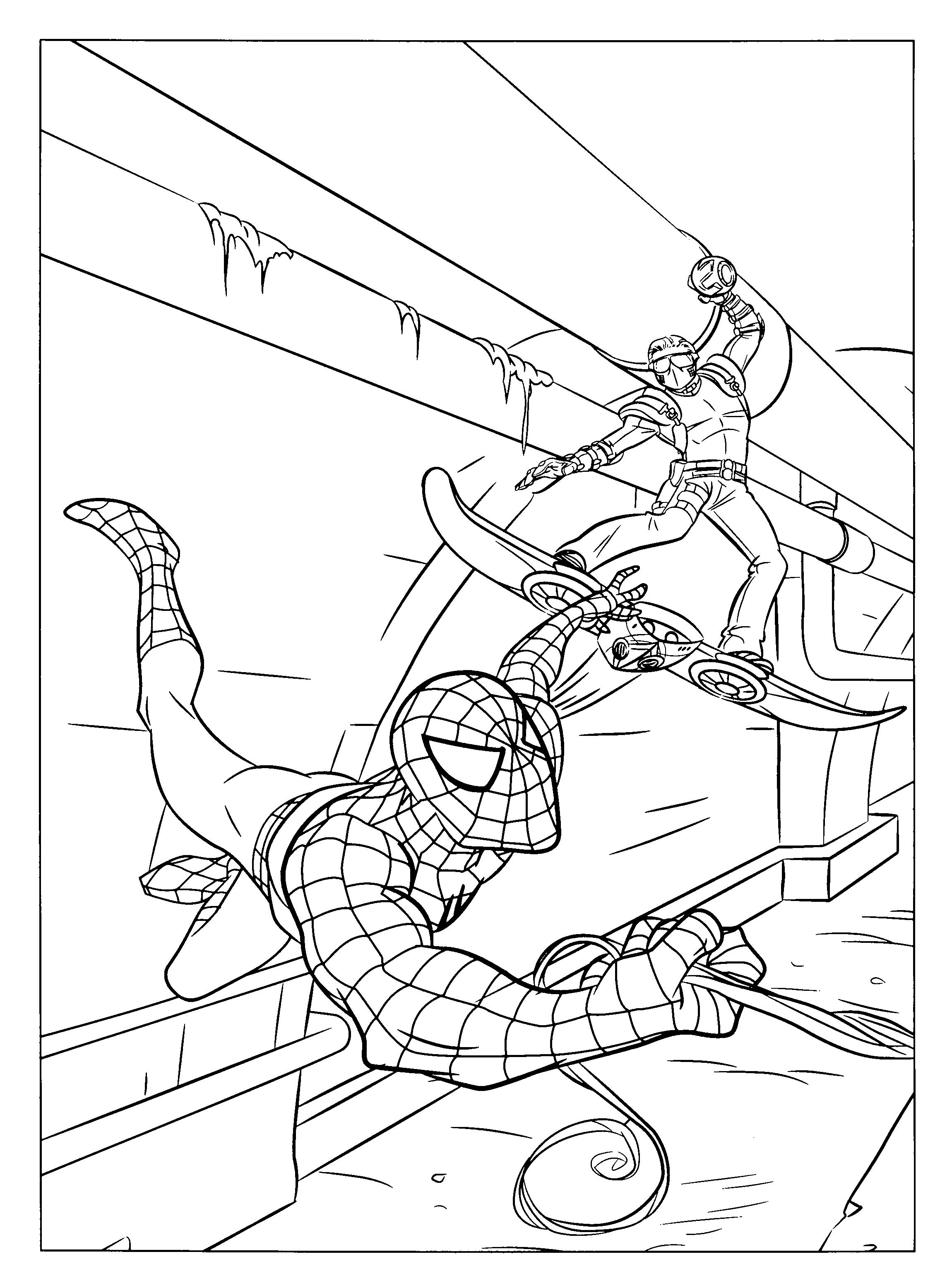2300x3100 Spiderman Coloring Pages Dessin A Colorier