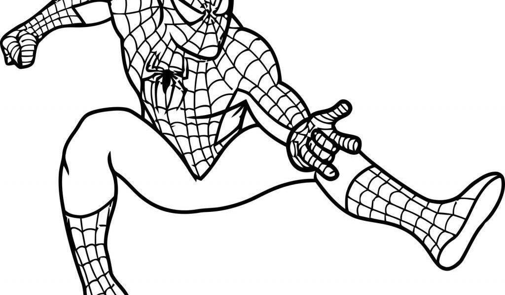 1024x600 Spiderman Coloring Pages Timykids