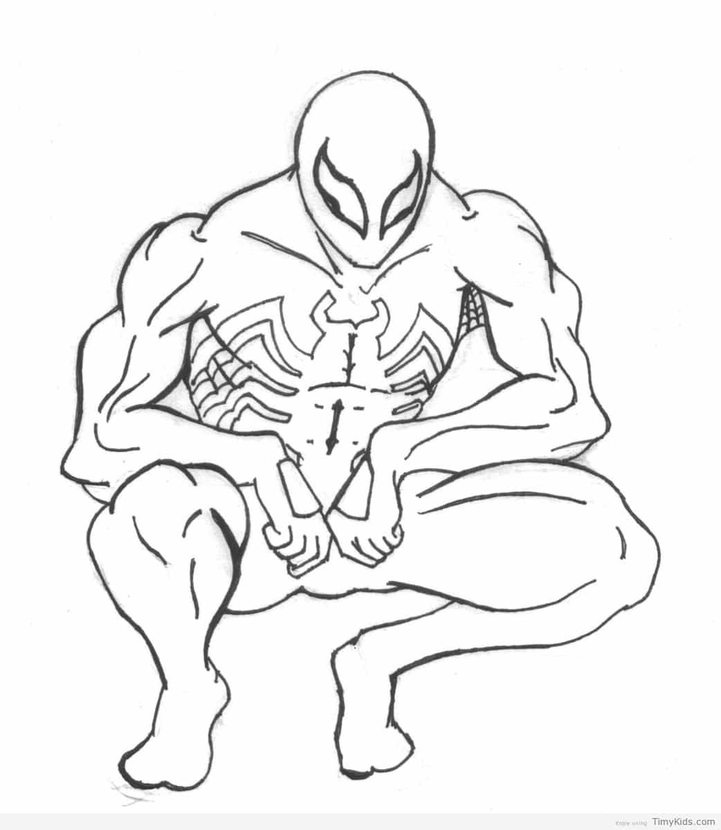 1042x1200 Suit Spiderman Coloring Pages Html