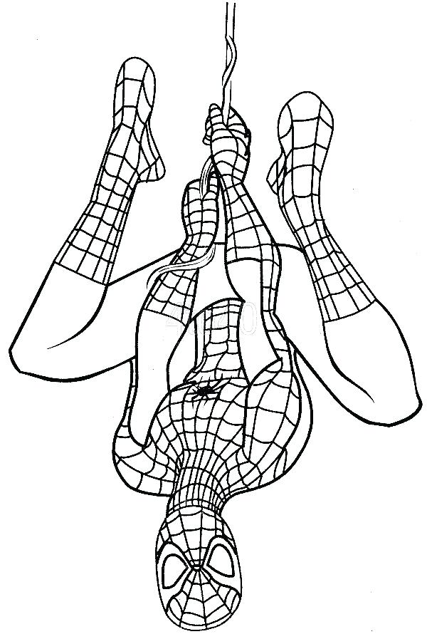 600x897 Free Printable Spiderman Coloring Pages