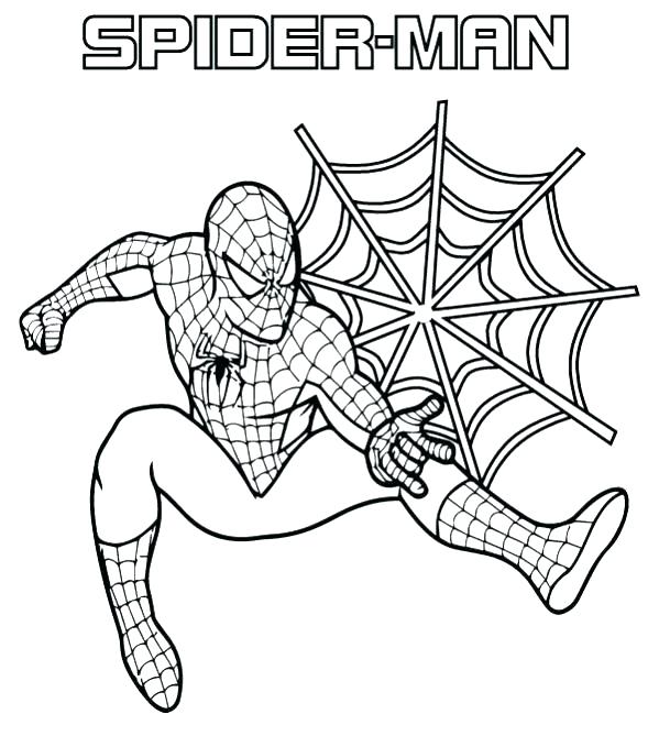 599x679 Spiderman Coloring Page Beautiful Ng Pages Online Page Ultimate