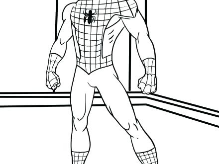 440x330 Spiderman Coloring Pages Free Together With Coloring Pages