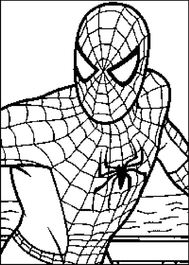750x1050 Spiderman Coloring Pages Games