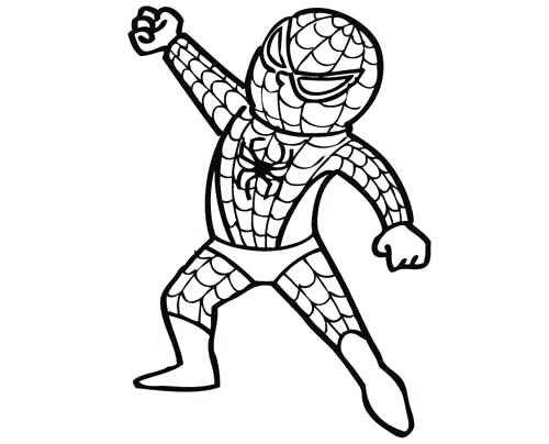 500x404 Spiderman Coloring Coloring Picture The Amazing Spider Man