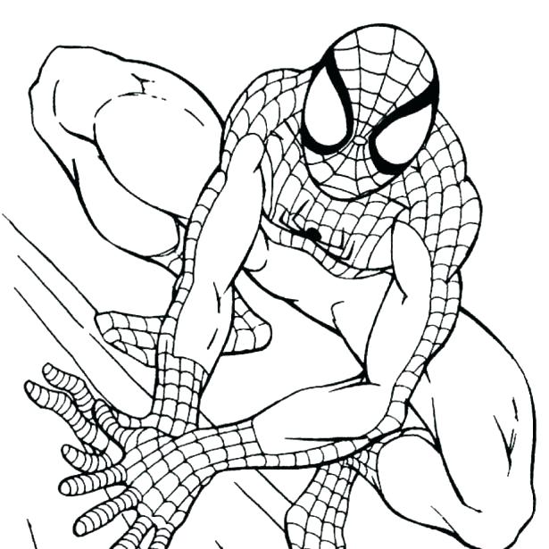 Spiderman Coloring Pages To Print at GetDrawings | Free download