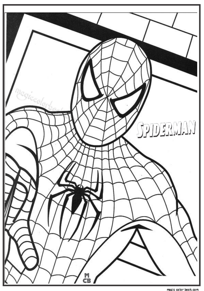 690x982 Spiderman Coloring Pages Hero Printable