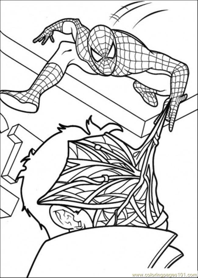 650x912 Superman Face Coloring Page Spiderman Hit The Of Enemy