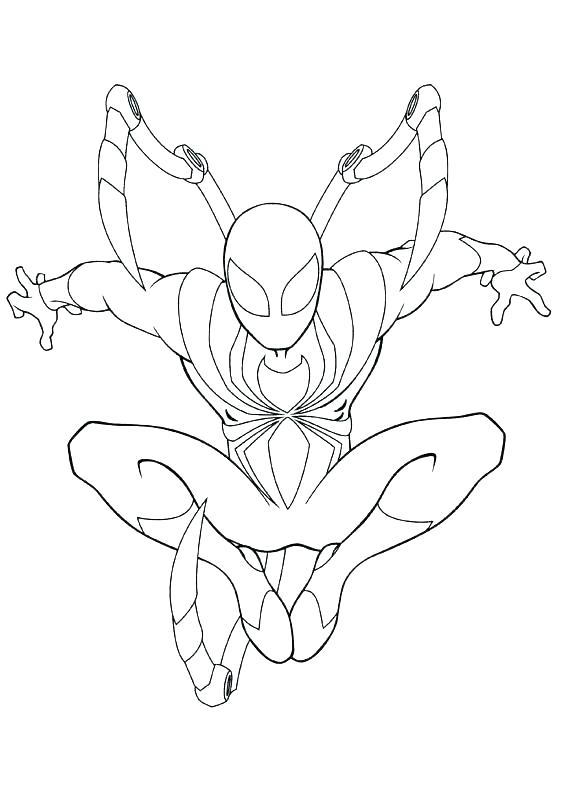 565x792 Spiderman Homecoming Coloring Pages Printable Page Spider Man Free