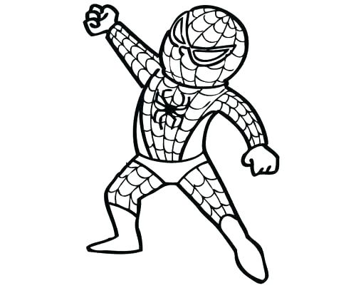 500x404 Spiderman Logo Coloring Pages Spiderman Logo Coloring Page